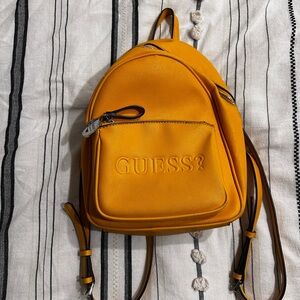 GUESS Yellow Mini Backpack